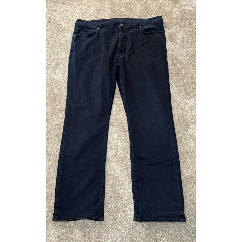 Polo Ralph Lauren Varick Slim Fit Navy Blue  Twill Casual Pants 38/32 Flat Front